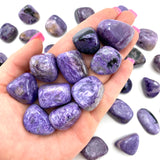 Quality Charoite Tumble, Tumbled Charoite, Rare Charoite
