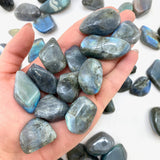 Labradorite Tumble, Flashy Labradorite Tumble, Pocket Labradorite, Tumbled Labradorite, T-34