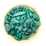 Malachite Chips, 25 grams Malachite, Small Malachite, Tumbled Malachite