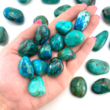 Chrysocolla Tumble, Tumbled Chrysocolla, Pocket Chrysocolla, Small Chrysocolla