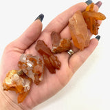 Tangerine Quartz Cluster, Natural Tangerine Quartz, Tangerine Cluster, Orange Quartz