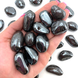 Hematite Tumble, Tumbled Hematite, Healing Hematite, Pocket Hematite