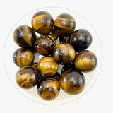 Tiger Eye Small Sphere, Quality Tiger Eye Sphere, Pocket Tiger Eye Sphere, Polished Tiger Eye Sphere, P-74