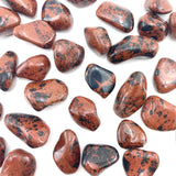 Mahogany Obsidian, Red Obsidian, Tumbled Mahogany Obsidian