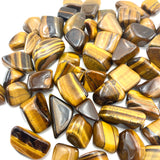Tigers Eye Tumbled Stone, Tumbled Tigers Eye, Tigers Eye Pocket Stone