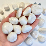 Scolecite Tumble, Tumbled Scolecite, Polished Scolecite, Healing Scolecite