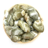 Green Amethyst, Tumbled Green Amethyst, Prasiolite Tumble