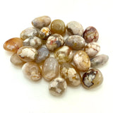 Tumbled Flower Agate, Polished Flower Agate, Healing Flower Agate, Flower Agate Tumble, T-09