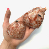 Large Sunstone Heart, Polished Sunstone Heart, Quality Sunstone Heart, Polished Sunstone Heart Specimen, B-50