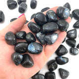 Larvikite Stone, Tumbled Larvikite, Larvikite Pocket Stone, Larvikite Tumble, T-36