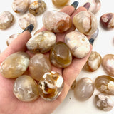 Tumbled Flower Agate, Polished Flower Agate, Healing Flower Agate, Flower Agate Tumble, T-09