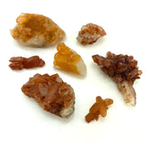 Tangerine Quartz Cluster, Natural Tangerine Quartz, Tangerine Cluster, Orange Quartz