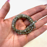 4mm Round Labradorite Bead, Labradorite Bead, Labradorite Bead Strand, 16” Labradorite Bead Strand