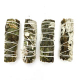 4" Peppermint and White Sage Bundle, Peppermint Smudge, Peppermint Sage Bundle