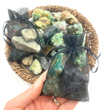 Chrysocolla Gemstone, One stone or a Baggy, Rough Chrysocolla, Raw Chrysocolla