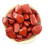 Red Jasper Tumble, Tumbled Red Jasper, Pocket Red Jasper
