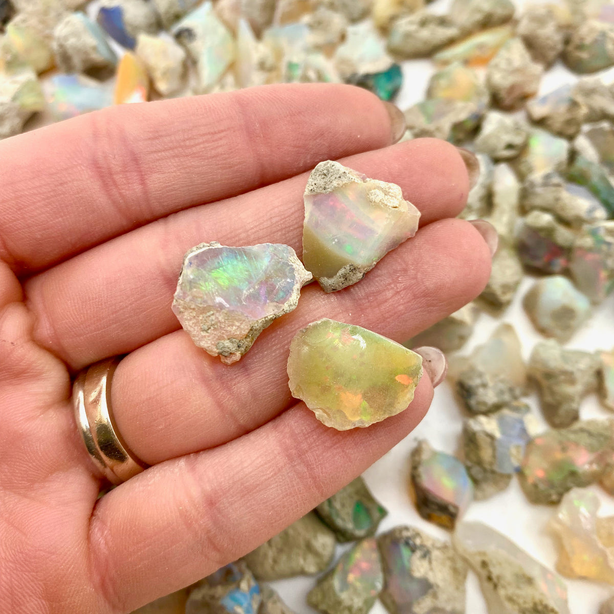 QUALITY Ethiopian Opal, Choose your own size, Natural Ethiopian