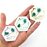 Larimar Stud, Lapis Stud, Amazonite Stud, Gemstone Stud Earrings, Gemstone Studs