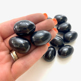 Shungite Egg, Mini Shungite Egg, Polished Shungite Egg, P-27