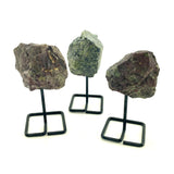 Dragonblood Jasper Stand, Rough Dragonblood on a stand, Dragonblood Jasper Specimen