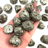 Tumbled Pyrite, Polished Pyrite, Healing Pyrite Stone, T-44