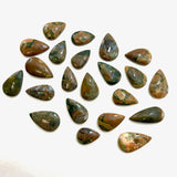 Tear Drop Rhyolite Cabochon, Rhyolite Cabochon, Rhyolite Cab, Polished Rhyolite Cabochon, 011