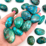 Chrysocolla Tumble, Tumbled Chrysocolla, Pocket Chrysocolla, Small Chrysocolla