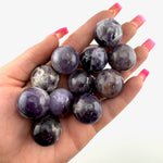 22mm Amethyst Sphere, Amethyst Mini Sphere, Small Amethyst Sphere, A-47