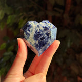 Sodalite Heart  - Brazil - Intuitive