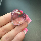 25g Ametrine Heart Cabochons, Bulk or Wholesale Ametrine Heart Cabochons, Ametrine Heart Cabochon