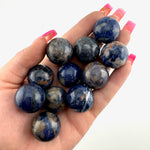 22mm Sodalite Sphere, Sodalite Mini Sphere, Small Sodalite Sphere, A-39