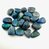 Chrysocolla and Shattuckite Tumbled Stone, Tumbled Chrysocolla Shattuckite, Polished Chrysocolla Shattuckite, P-151