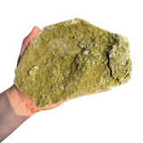 "Grinch" Quartz from Sichuan Province, China - Fuzzy Epidote on Quartz - Micro Epidote Quartz - #1