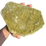 "Grinch" Quartz from Sichuan Province, China - Fuzzy Epidote on Quartz - Micro Epidote Quartz - #1