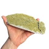 "Grinch" Quartz from Sichuan Province, China - Fuzzy Epidote on Quartz - Micro Epidote Quartz - #1