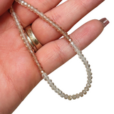 QUALITY Gemstone Necklace - AAA Grade Crystal Necklace - Faceted Dainty Gemstone Necklace