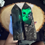 Halloween Gemstone Carving - Large, Medium, Small Crystal Halloween Carving - Spooky Crystal Carving #1