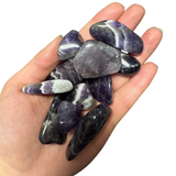 Zebra Amethyst - Banded Amethyst - Tumbled Amethyst - Pocket Amethyst - T3