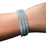 High Quality Gemstone Bracelet - Natural Crystal Bracelet - Round Crystal Bracelet