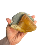 Golden Sugar Barite - Golden Barite with Druzy - Barite with Pyrite - Jiangxi Province - #1