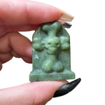 Halloween Gemstone Carving - Large, Medium, Small Crystal Halloween Carving - Spooky Crystal Carving #2
