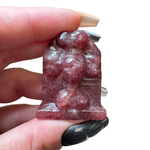 Halloween Gemstone Carving - Large, Medium, Small Crystal Halloween Carving - Spooky Crystal Carving #2