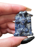 Halloween Gemstone Carving - Large, Medium, Small Crystal Halloween Carving - Spooky Crystal Carving #2