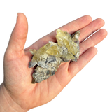Sweet Water Mine Calcite - Calcite from Missouri - Sweetwater Calcite Cluster with Chalcopyrite - #20