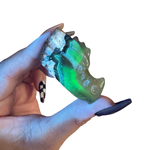 Halloween Gemstone Carving - Large, Medium, Small Crystal Halloween Carving - Spooky Crystal Carving #1