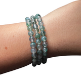 High Quality Gemstone Bracelet - Natural Crystal Bracelet - Round Crystal Bracelet