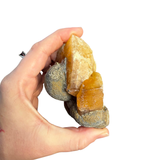 Golden Sugar Barite - Golden Barite with Druzy - Barite with Pyrite - Jiangxi Province - #6