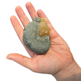 Golden Sugar Barite - Golden Barite with Druzy - Barite with Pyrite - Jiangxi Province - #5