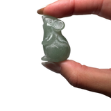 Mini Mouse Carving - Gemstone Mouse Carving - Crystal Mouse Carving