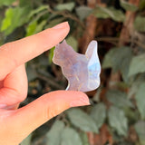 Purple Chalcedony- Cat - Indonesia- Intuitive